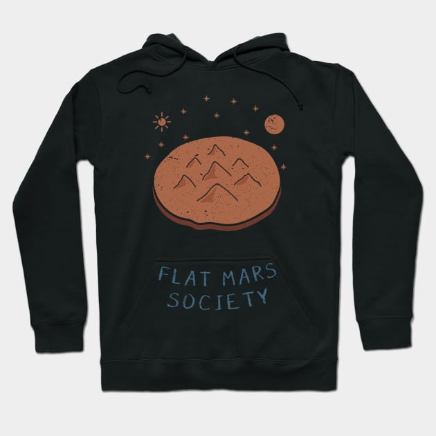 flat mars Hoodie by sandangmurah